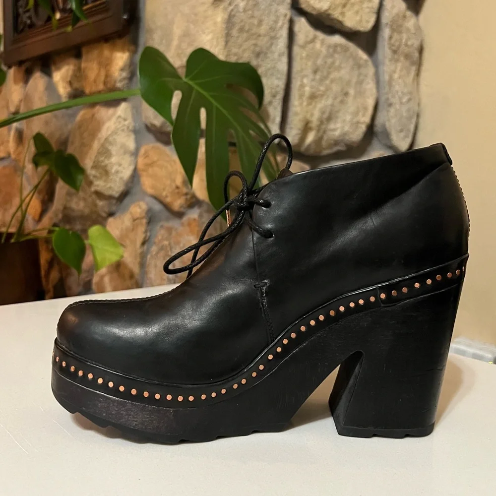 RAG & BONE Inez Desert Clog Boots Size 9 - Picture 5 of 15